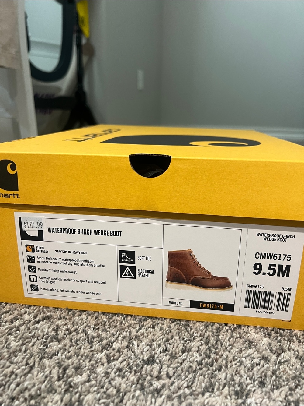 Carhartt Men's 6-Inch Wedge Boot - Brown